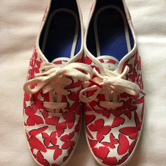 Kate Spade KEDs “Butterflies” Lace ups - Picture 1 of 3